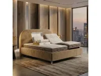 Letto imbottito modello Oro di Collezione esclusiva scontato 50%