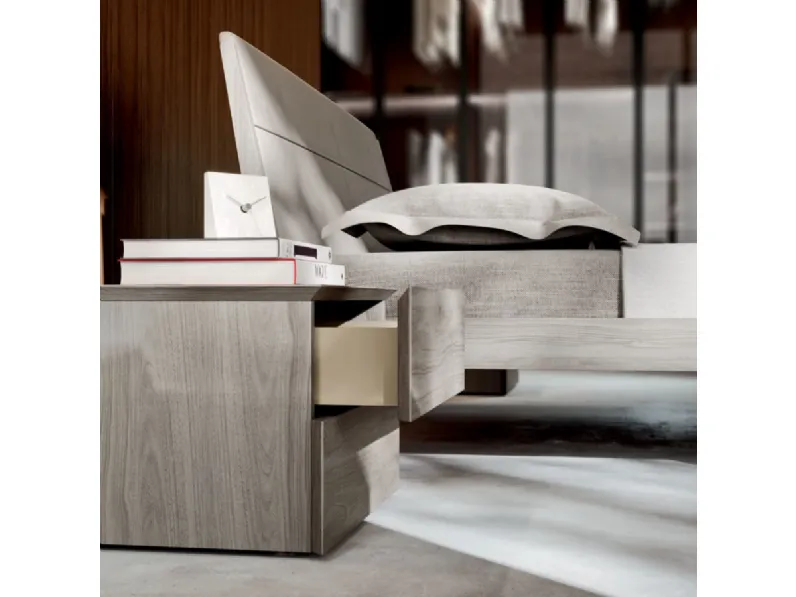 Letto miranda imbottito Mottes selection a PREZZI OUTLET