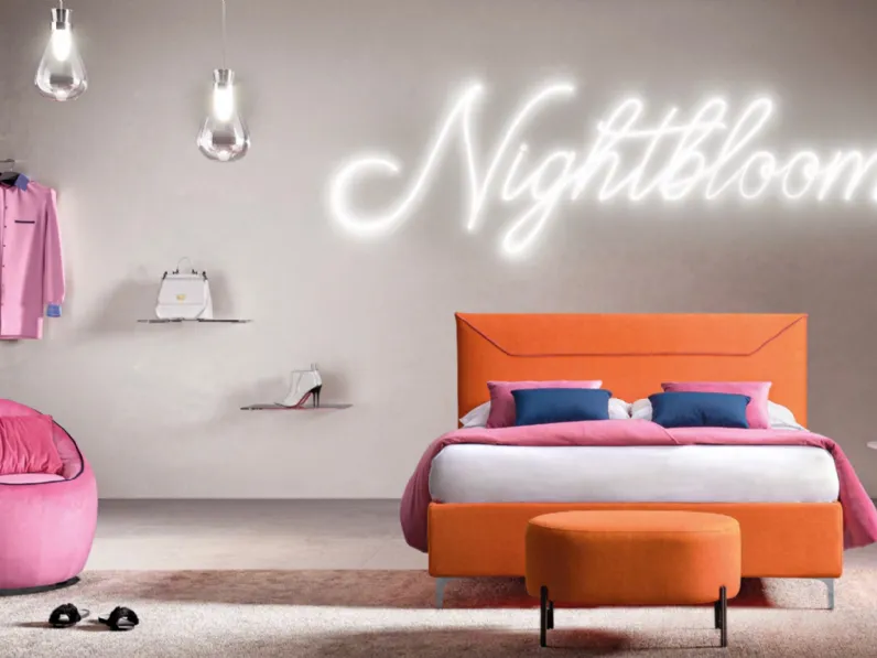 Letto moderno con giroletto Mirabilis Le comfort a prezzo scontato