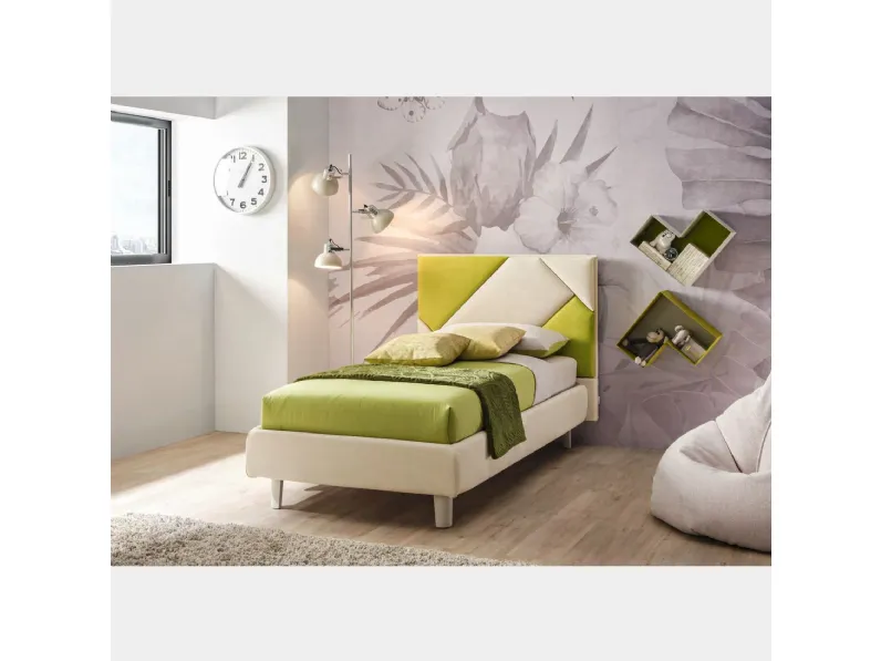Letto singolo moderno Cross Moretti compact a prezzo scontato