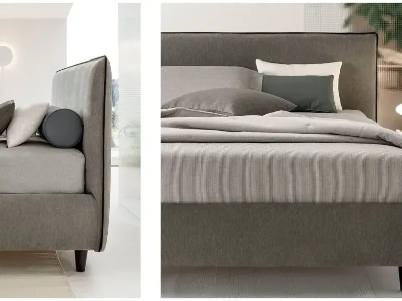 Letto moderno con contenitore Dalia V&nice a prezzo scontato