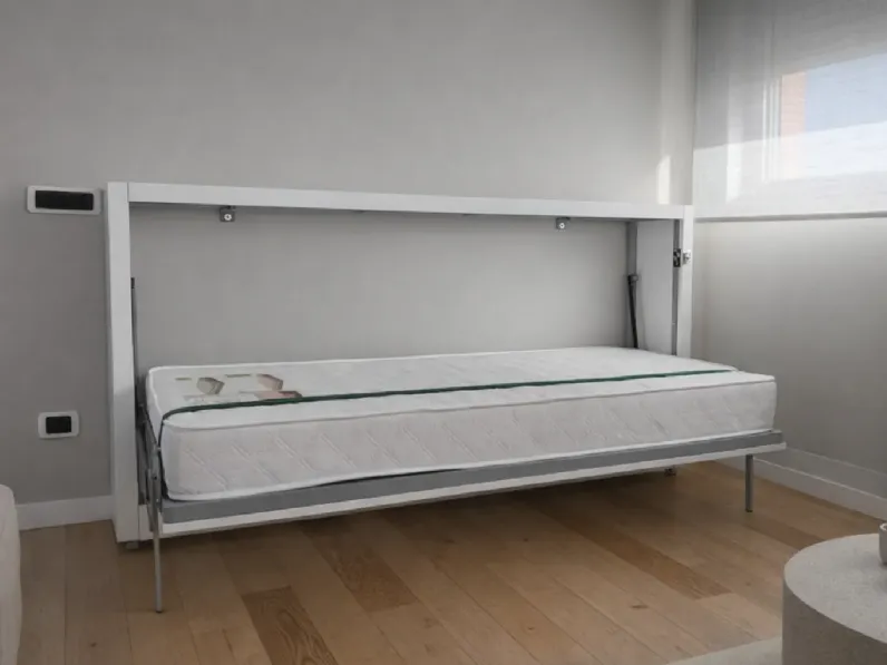 Letto in laccato a scomparsa Drimino letto singolo Artigianale a prezzo scontato
