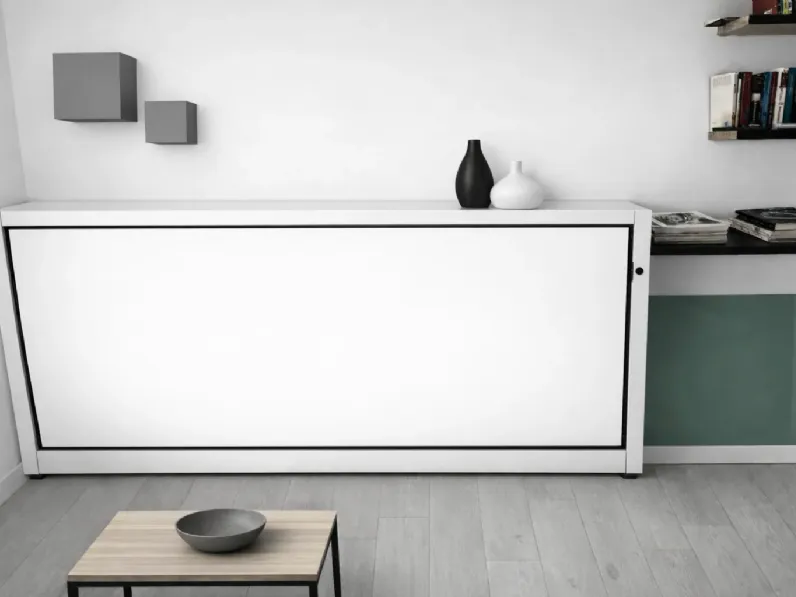 Letto in laccato a scomparsa Drimino letto singolo Artigianale a prezzo scontato