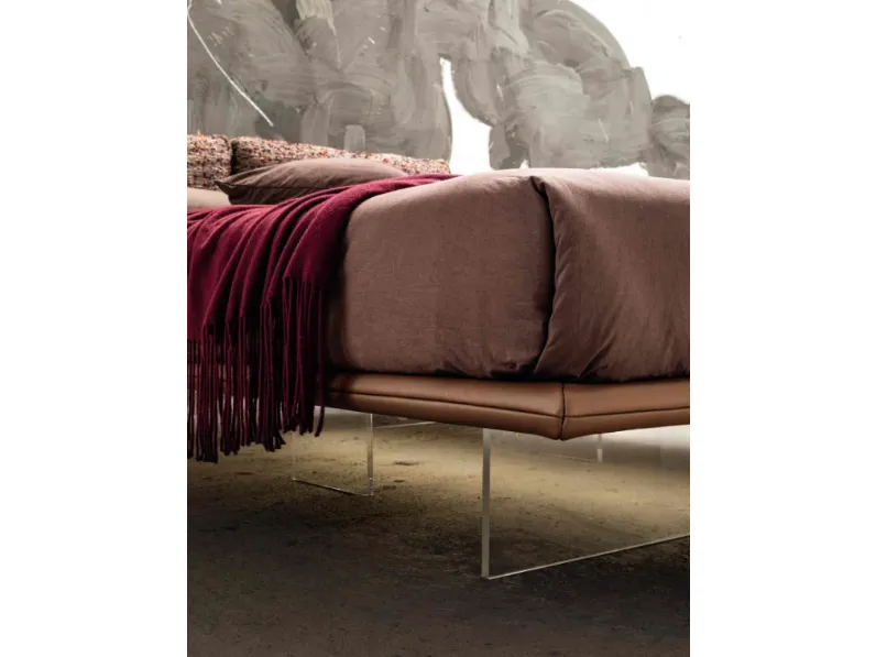 Letto moderno con pediera Letto filo 2 ethos Veneran a prezzo ribassato
