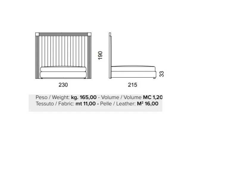 Letto moderno Letto luxury inox maxi Md work con un ribasso esclusivo