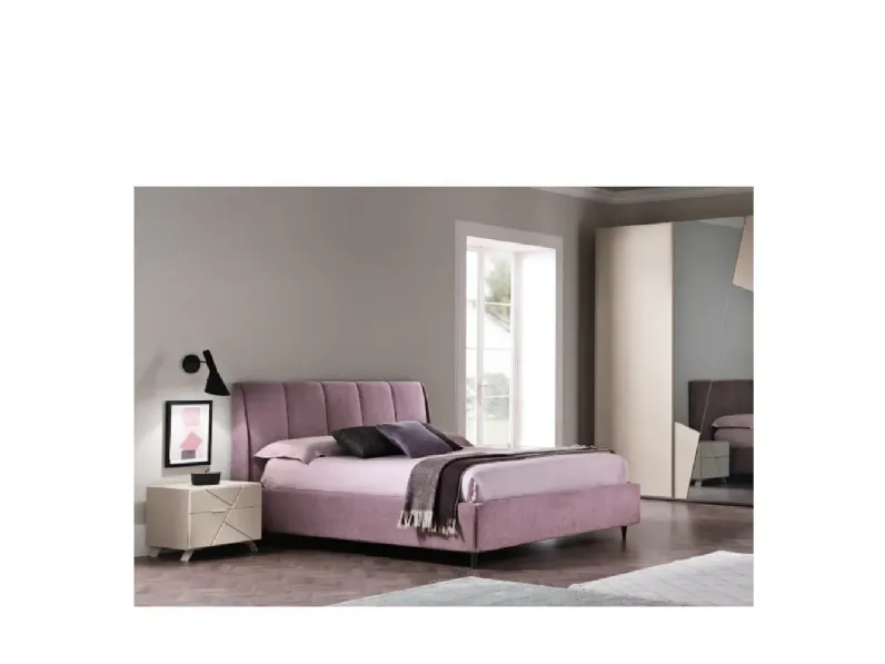 Letto moderno Letto matrimoniale mod. mistral Gierre mobili scontato 50%