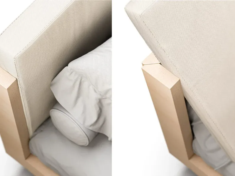 Letto moderno con giroletto Letto mod.charlotte Fratelli elli a prezzo scontato