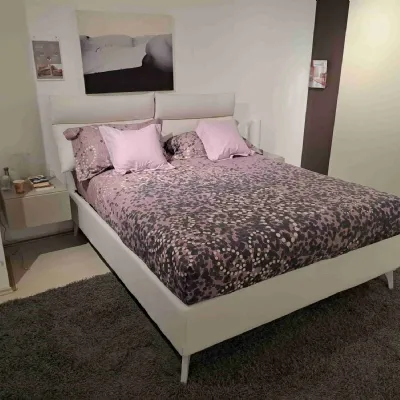 Letto moderno con contenitore Letto plio con contenitore alto Oggioni a prezzo scontato