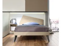 Letto moderno Letto ragazzi una piazza e mezza, finitura nocciola Collezione esclusiva con un ribasso esclusivo