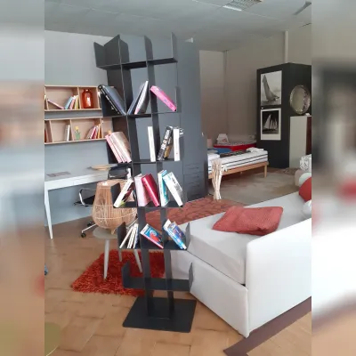 Letto singolo con giroletto Line Bolzan a prezzo ribassato