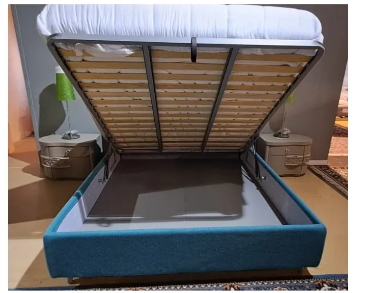 Letto imbottito con contenitore Lucy &tradition a prezzo scontato
