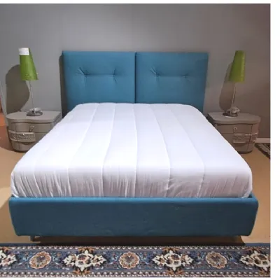 Letto imbottito con contenitore Lucy &tradition a prezzo scontato