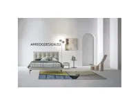 Letto imbottito modello Max capitonne basso di Twils scontato 30%