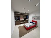 Letto moderno con contenitore Nathalie Flou a prezzo scontato