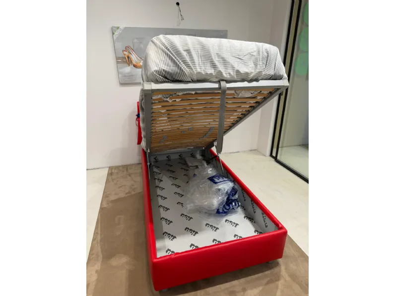 Letto moderno con contenitore Nathalie Flou a prezzo scontato