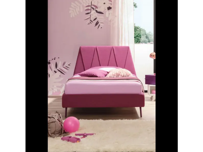 Letto piazza e mezzo con giroletto Peak plus poly  Moretti compact a prezzo scontato