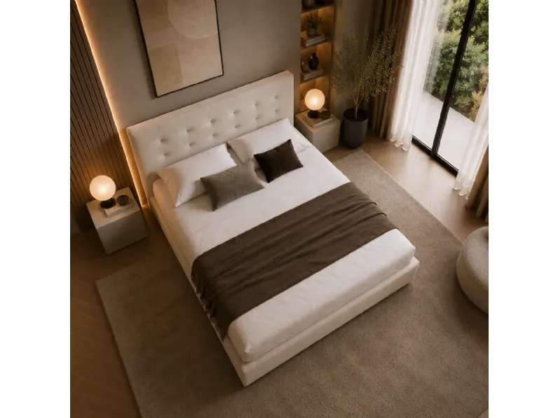 Letto king size moderno Tender Le comfort a prezzo ribassato