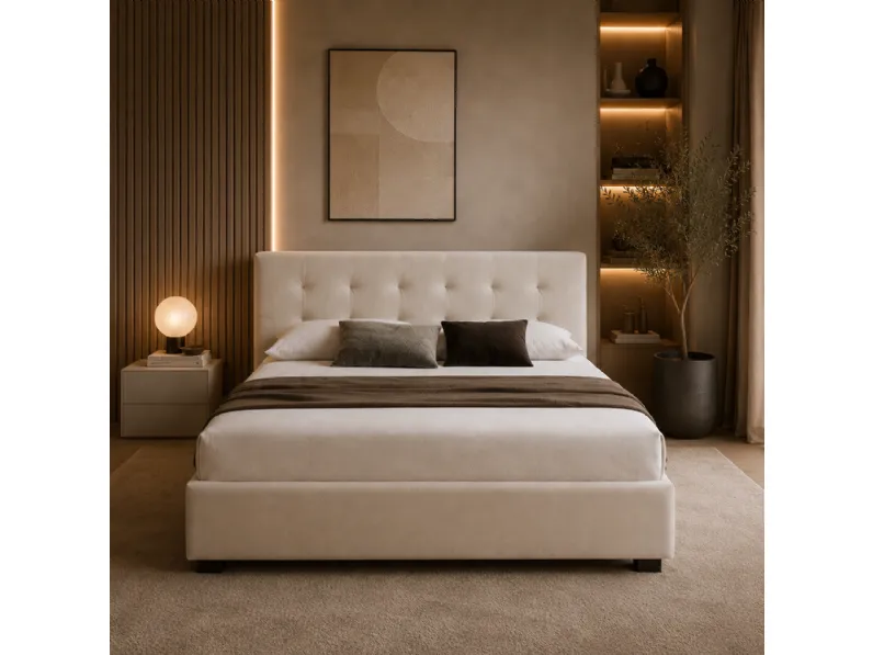 Letto king size moderno Tender Le comfort a prezzo ribassato