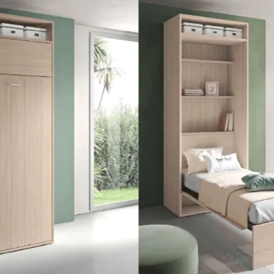 Letto singolo moderno Trasformabili Mobilificio bellutti a prezzo scontato