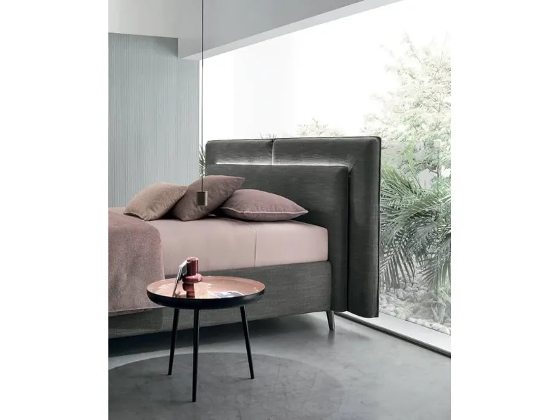 Letto imbottito con contenitore Monroe V&nice a prezzo scontato