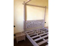 Letto in legno modello Oriente di Outlet etnico scontato 25%