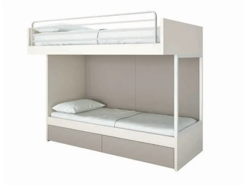 Letto in laccato modello Maxi di Zg mobili scontato 40%