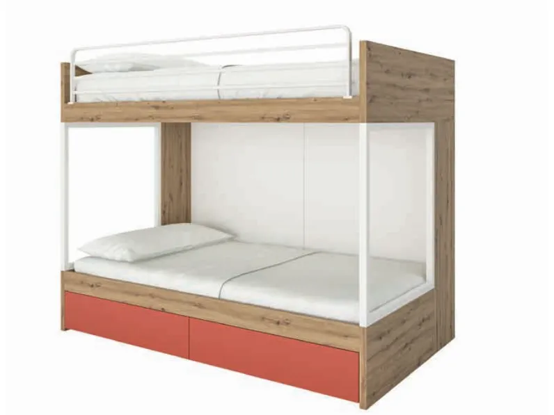 Letto in laccato modello Maxi di Zg mobili scontato 40%