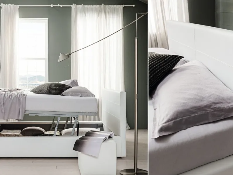 Letto moderno Living Zg mobili scontato 40%