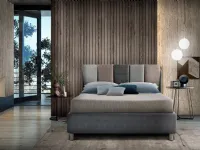 Letto moderno con contenitore Pillow Artigiana letti a prezzo scontato