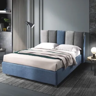 Letto moderno con contenitore Pillow Artigiana letti a prezzo scontato