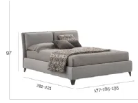 LETTO Pitagora V&nice in OFFERTA OUTLET - 32%