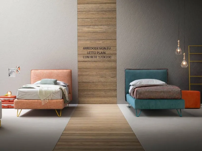 Letto piazza e mezzo Plain * Samoa con uno sconto IMPERDIBILE