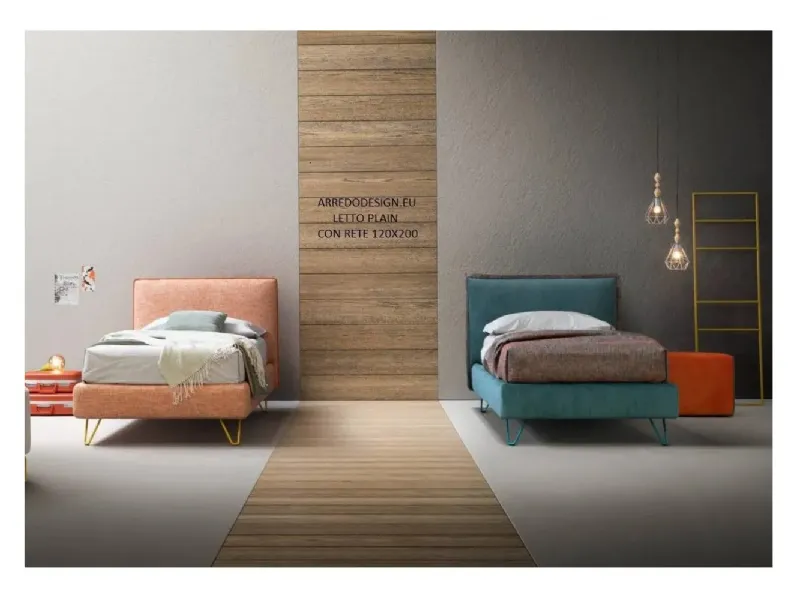 Letto piazza e mezzo Plain * Samoa con uno sconto IMPERDIBILE