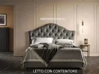 Letto classico con contenitore Queen * Samoa a prezzo scontato