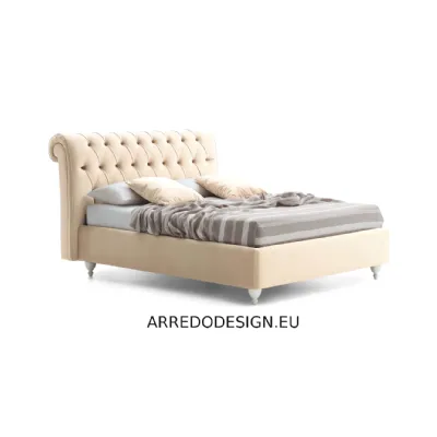 Letto matrimoniale con giroletto Raffaello Le comfort a prezzo ribassato