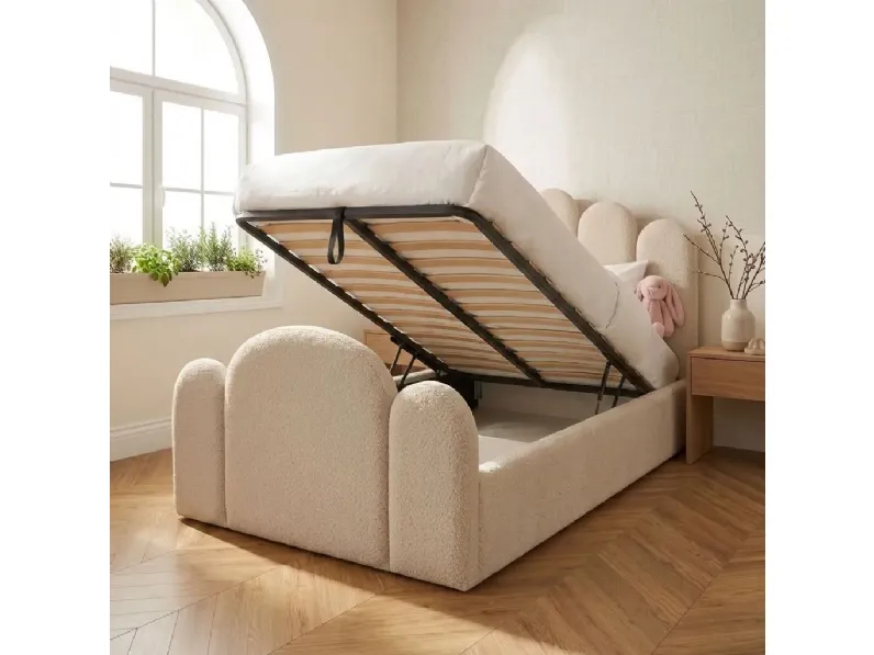 Letto Boucle' designe di Collezione esclusiva scontato del 48%