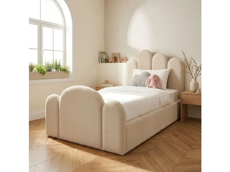 Letto Boucle' designe di Collezione esclusiva scontato del 48%