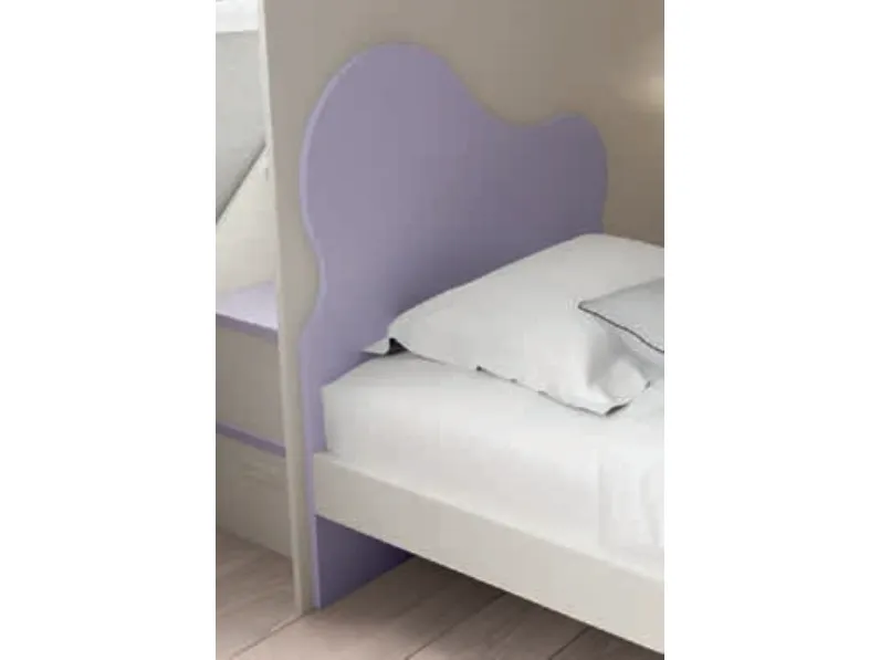 Letto moderno con pediera Nuvola Zg mobili a prezzo ribassato