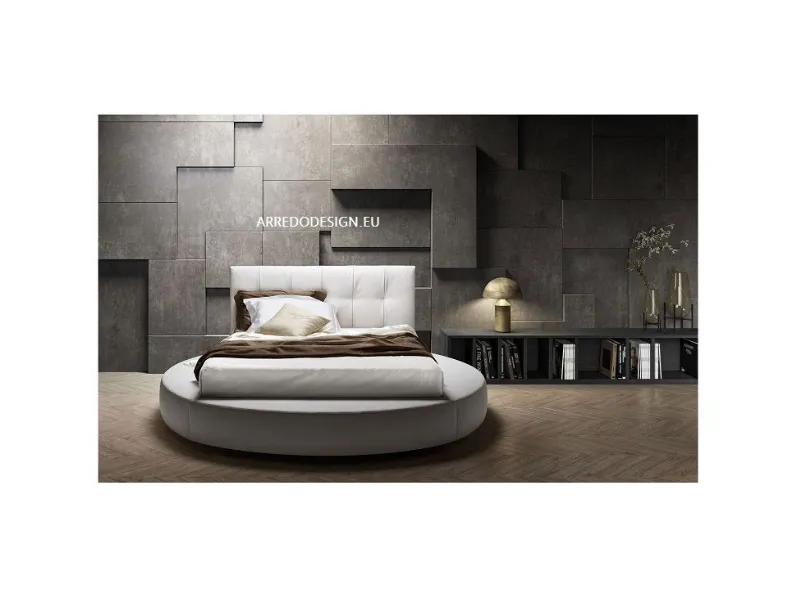 Letto design con giroletto Special * Samoa a prezzo ribassato