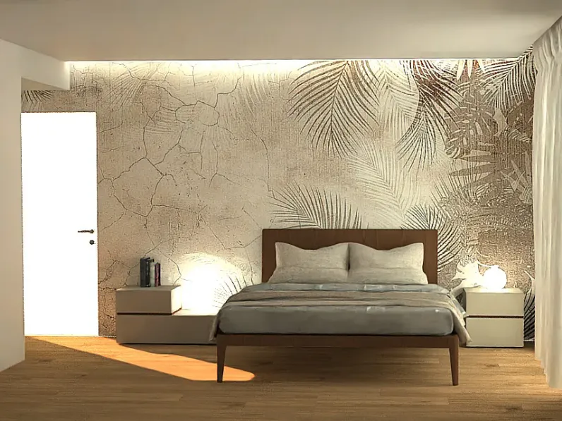 Letto matrimoniale moderno Spillo Pianca a prezzo scontato