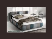 Letto imbottito con contenitore SquareSamoaa prezzo scontato