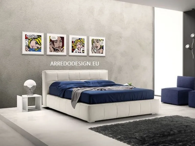 Letto Square * Samoa SCONTATO a PREZZI OUTLET