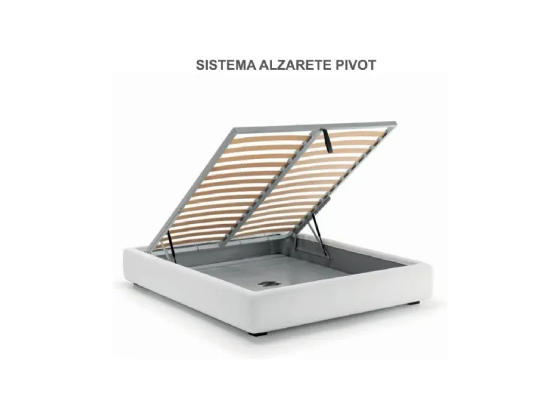 Letto matrimoniale moderno Strong Samoa a prezzo scontato