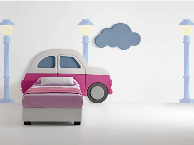 Letto singolo con giroletto * sweet & ted Samoa a prezzo ribassato