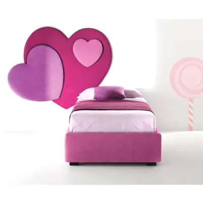 Letto singolo con giroletto * sweet & ted Samoa a prezzo ribassato
