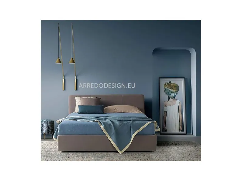 Letto moderno Teo * Biba salotti con uno sconto del 30%