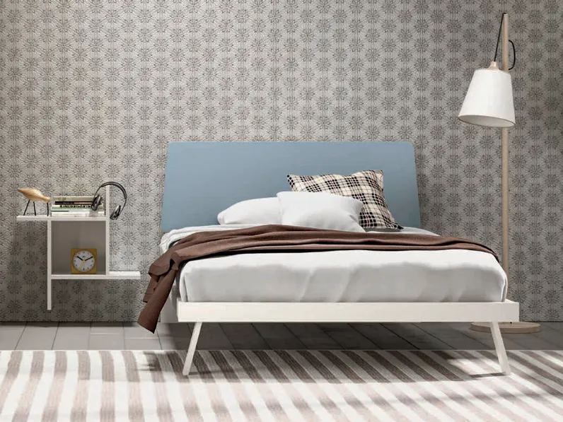 Letto piazza e mezzo con pediera Trapezio Zg mobili a prezzo ribassato