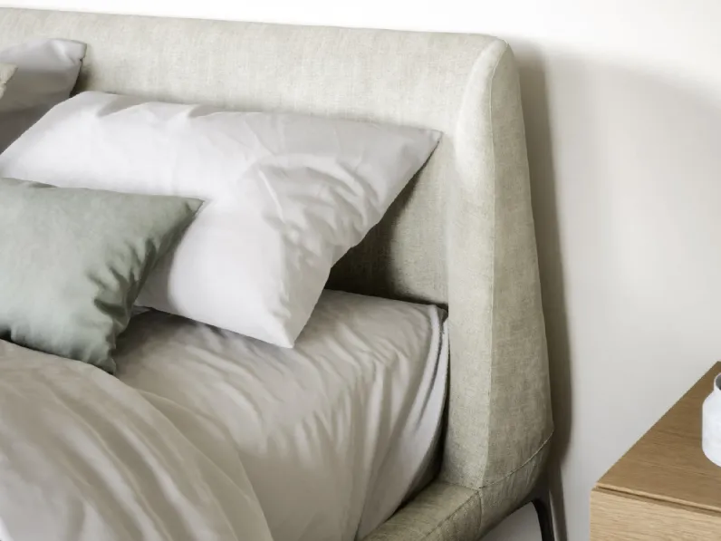Letto matrimoniale Velvet Novamobili con un ribasso IMPERDIBILE