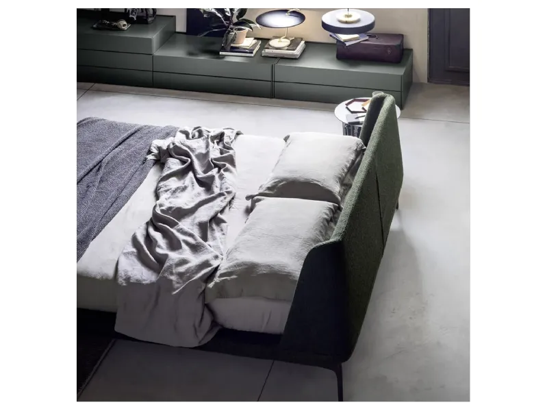 Letto matrimoniale Velvet Novamobili con un ribasso IMPERDIBILE