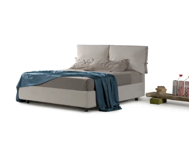 Letto moderno con contenitore Vienna Salvetti a prezzo scontato